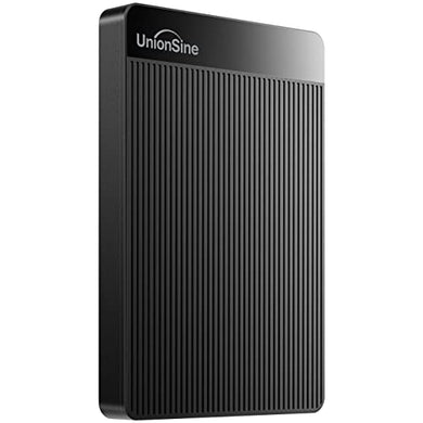 UnionSine Portable External Hard Drive 1TB Ultra Slim USB 3.0 HDD Storage Compatible for PC,Mac, Laptop, Xbox, Xbox one, PS4(Black) HD2510