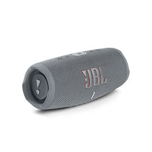 Load image into Gallery viewer, JBL Charge 5 - Portable Bluetooth Speaker with deep bass, IP67 waterproof and dustproof, 20 hours of playtime, built-in powerbank, in Grey