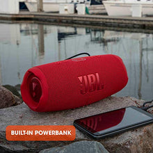 Load image into Gallery viewer, JBL Charge 5 - Portable Bluetooth Speaker with deep bass, IP67 waterproof and dustproof, 20 hours of playtime, built-in powerbank, in white