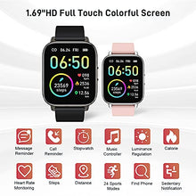 Load image into Gallery viewer, Smart Watch, Fitness Tracker 1.69&quot; Touch Screen Fitness Watch with Heart Rate Sleep Monitor, Step Counter for Men Women Activity Trackers IP68 Waterproof Smartwatch Sports for iOS Android