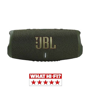 JBL Charge 5 - Portable Bluetooth Speaker with deep bass, IP67 waterproof and dustproof, 20 hours of playtime, built-in powerbank, in green