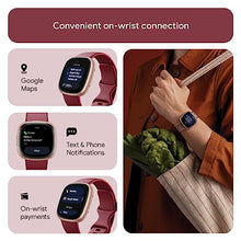 Load image into Gallery viewer, Fitbit Versa 4 Fitness Smartwatch with built-in GPS and up to 6 days battery life - compatible with iOS 15 or higher &amp; Android OS 9.0 or higher, Beet Juice / Copper Rose Aluminium