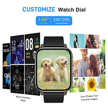 Load image into Gallery viewer, Smart Watch, Fitness Tracker 1.69&quot; Touch Screen Fitness Watch with Heart Rate Sleep Monitor, Step Counter for Men Women Activity Trackers IP68 Waterproof Smartwatch Sports for iOS Android