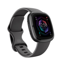 Load image into Gallery viewer, Fitbit Sense 2 Health and Fitness Smartwatch with built-in GPS, advanced health features, up to 6 days battery life - Compatible with iOS 15 or higher &amp; Android OS 9.0 or higher, Graphite Aluminium