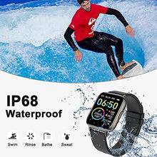 Load image into Gallery viewer, Smart Watch, Fitness Tracker 1.69&quot; Touch Screen Fitness Watch with Heart Rate Sleep Monitor, Step Counter for Men Women Activity Trackers IP68 Waterproof Smartwatch Sports for iOS Android