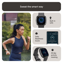 Load image into Gallery viewer, Fitbit Sense 2 Health and Fitness Smartwatch with built-in GPS, advanced health features, up to 6 days battery life - Compatible with iOS 15 or higher &amp; Android OS 9.0 or higher, Graphite Aluminium