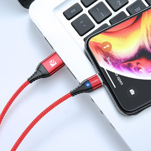 Super Strong Magnet Charging Cable Type-C - Black Nylon